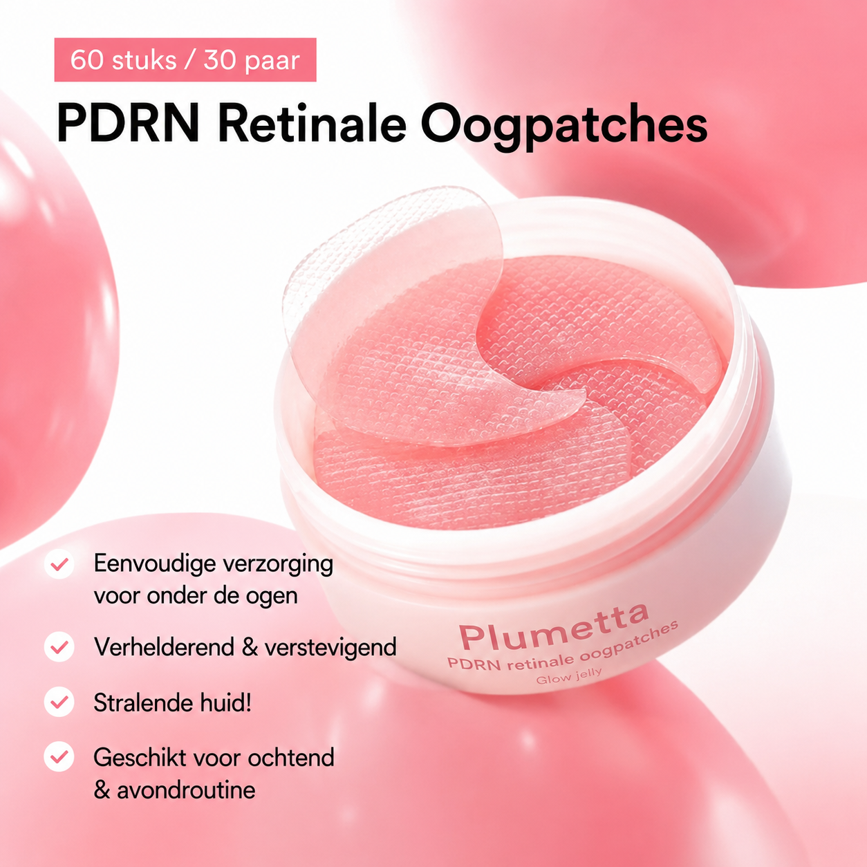 Plumetta™ PDRN Glow-oogpatches