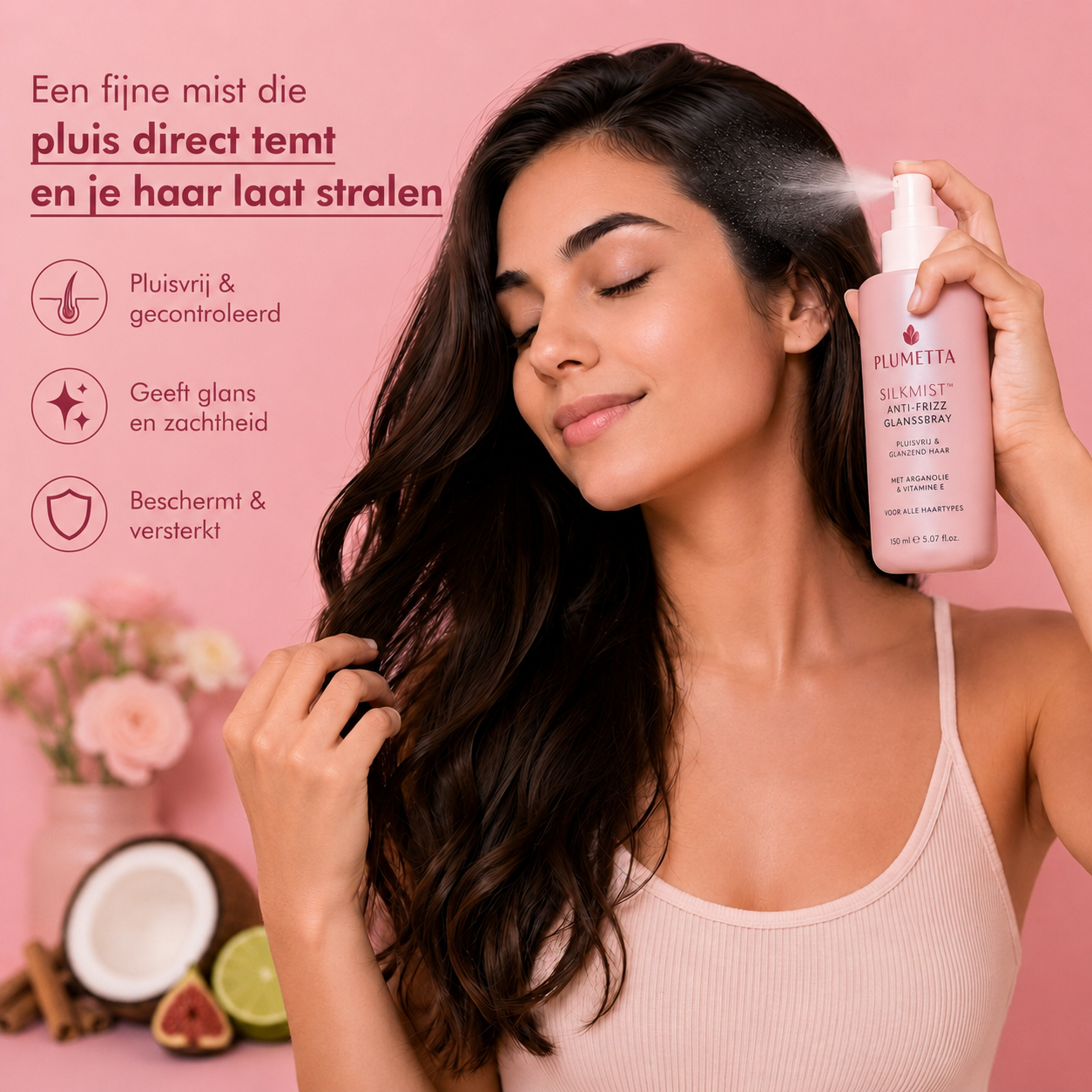 Plumetta SilkMist™ | Anti-Frizz Glansspray